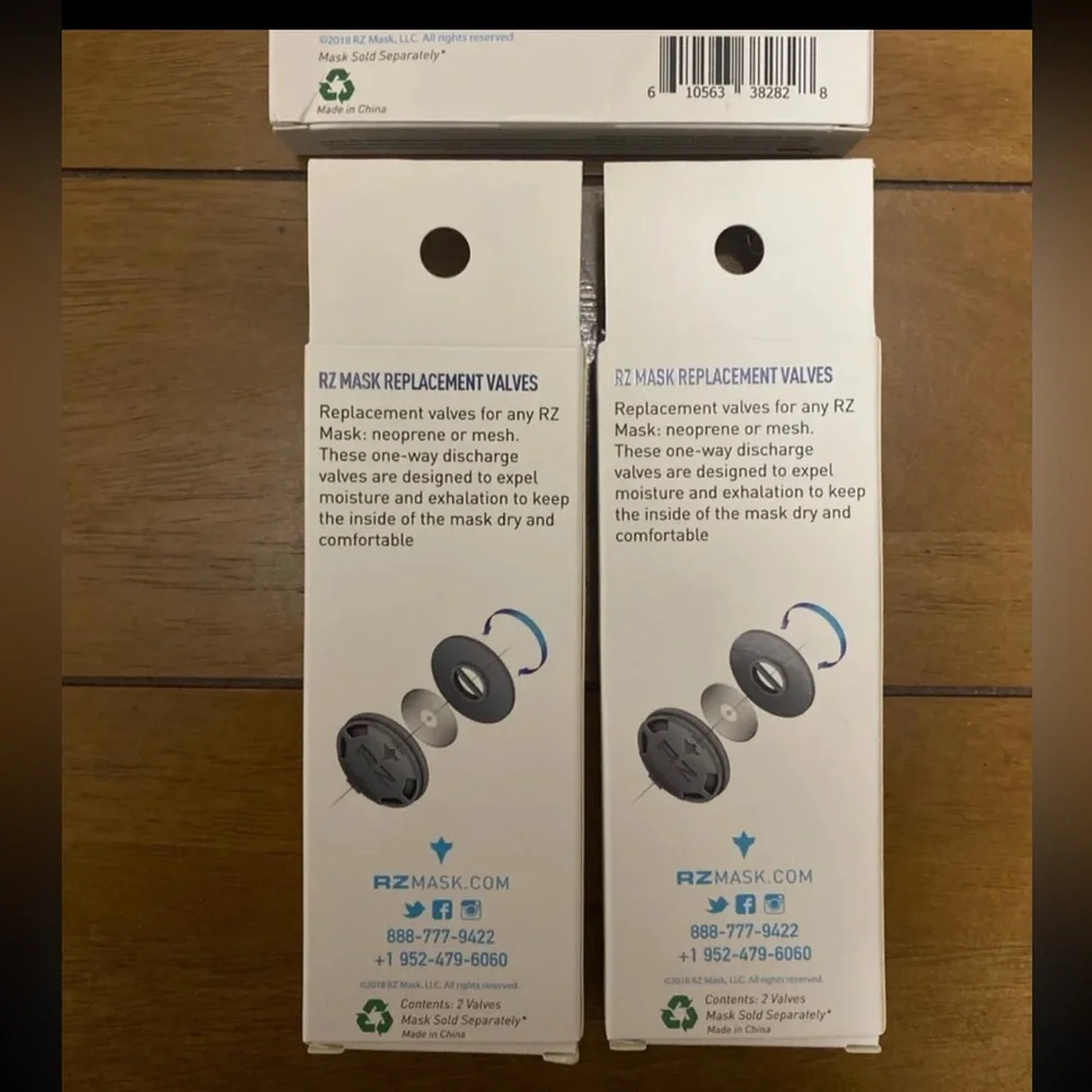 RZ Mask Filters and replacement valves